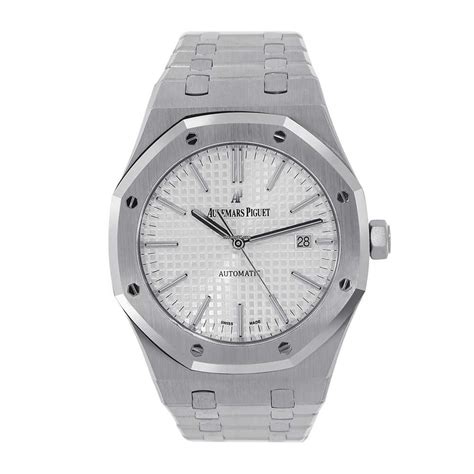 audemars piguet royal oak 41mm white dial|ap royal oak watch price.